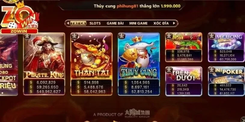 Tham gia tại zowin để trải nghiệm casino thu nhỏ