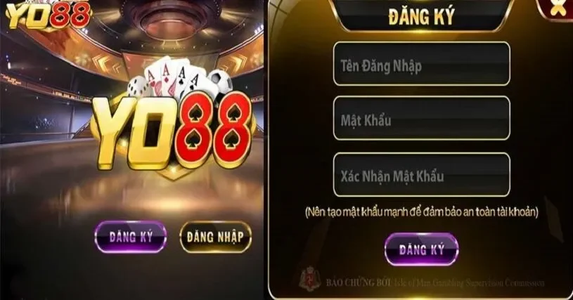 Đăng ký yo88 nhanh chóng đơn giản